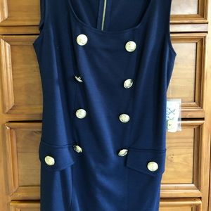 Navy blue dress